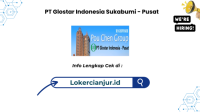 Lowongan Kerja PT Glostar Indonesia Sukabumi